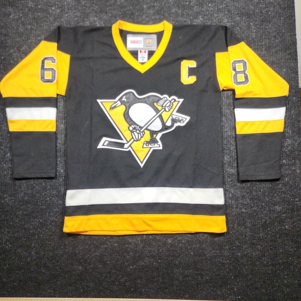 CCM Vintage Hockey Jaromir Jagr #68 Pittsburgh Penguins Jersey Size 48 Canada